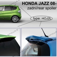 Zadní spoiler kšilt nad okno Honda Jazz hatchback -- od roku výroby 07/2008- Zadní spoiler kšilt nad okno Honda Jazz hatchback -- od roku výroby 07/2008-