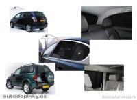 Privacy Shades p�esn� protislune�n� clony - 4 d�ln� sada Honda Civic sedan Hybrid -- od roku v�roby 2006-